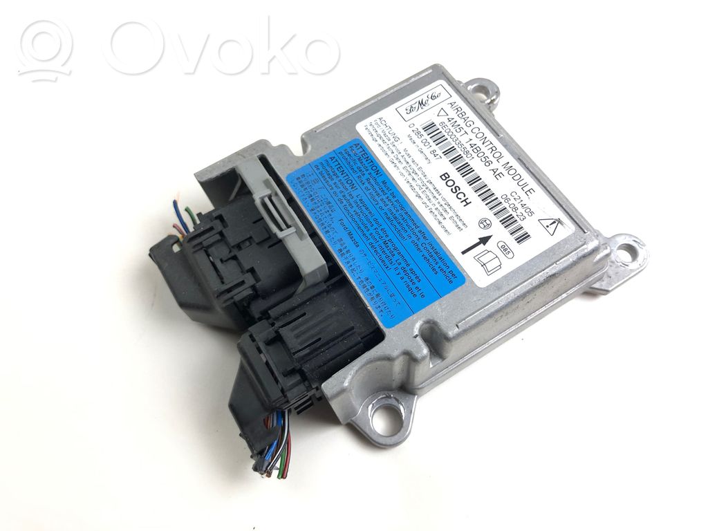 Airbag control unit/module   4M5T14B056AE,6E0003355801,0285001847,C21405