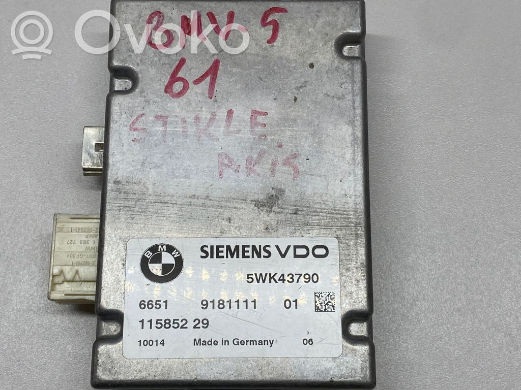 BMW 5 E60 E61 Camera control unit module 