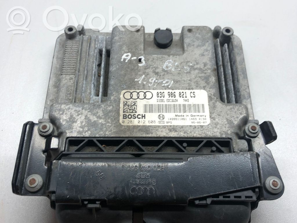 Audi A3 S3 8P Engine control unit/module 