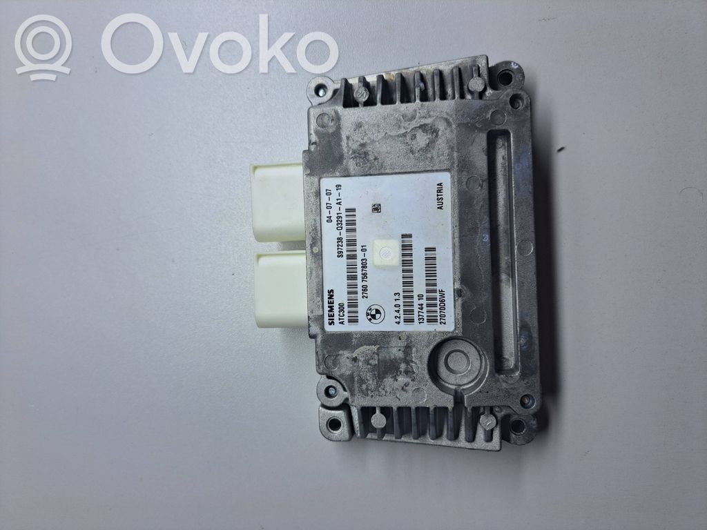 BMW 5 E60 E61 Pārnesumkārbas vadības bloks 