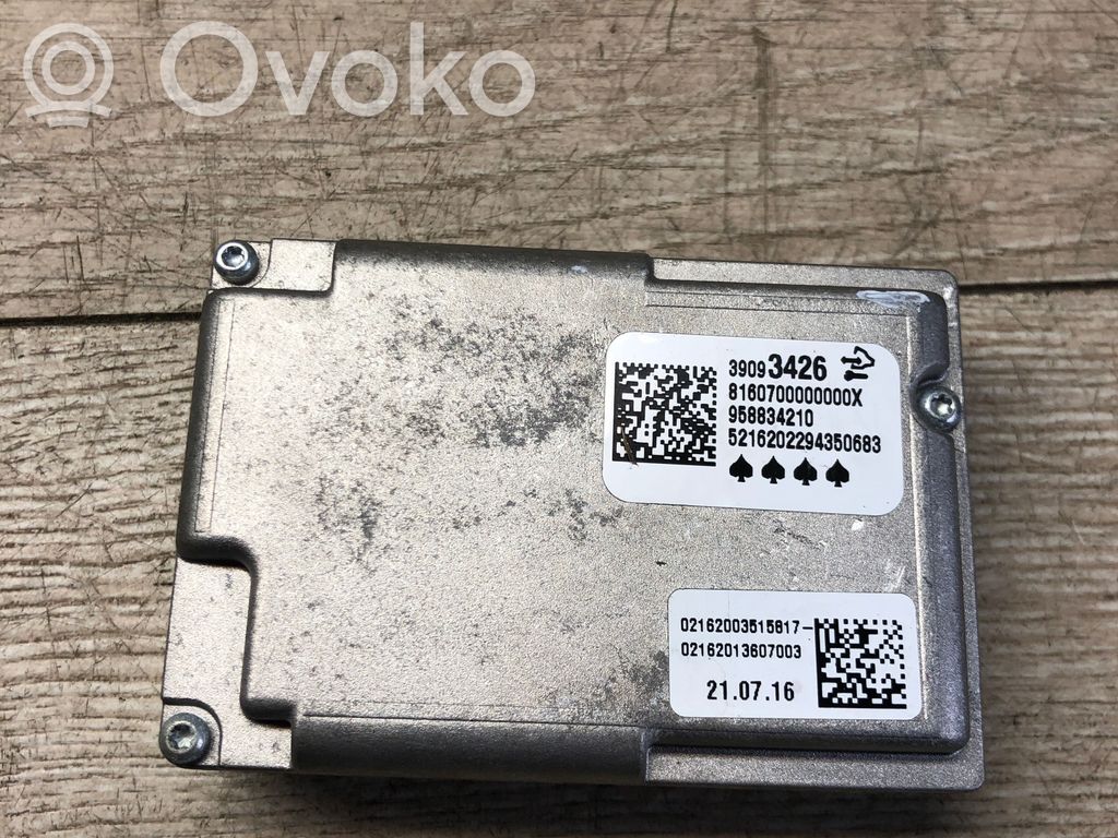 Opel Astra K Windshield/windscreen camera 