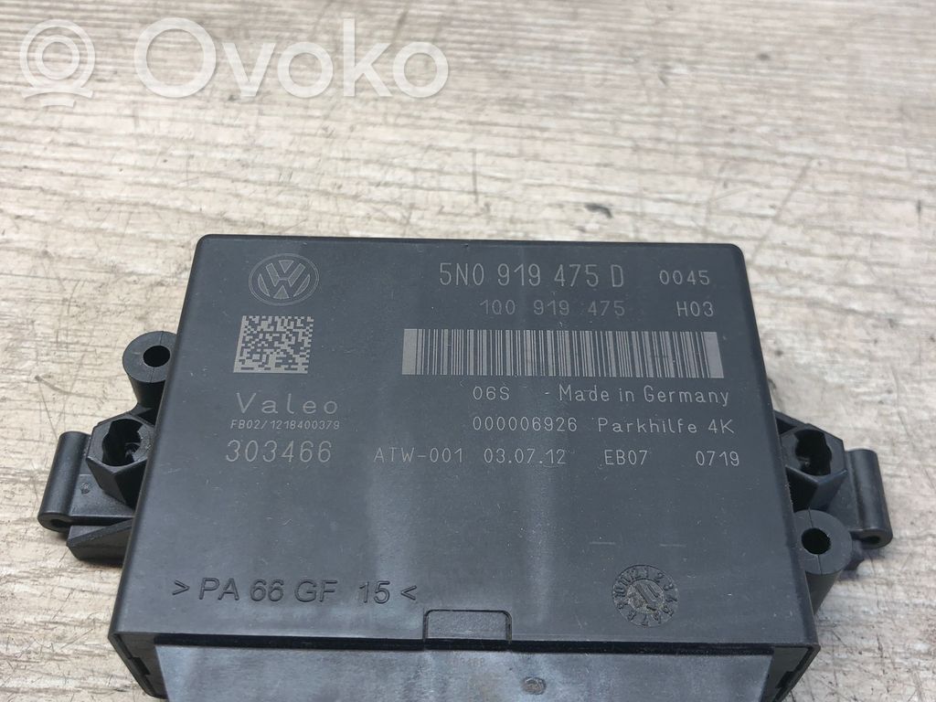 Sterownik / Moduł parkowania PDC   5N0919475D,1Q0919475,000006926,303466