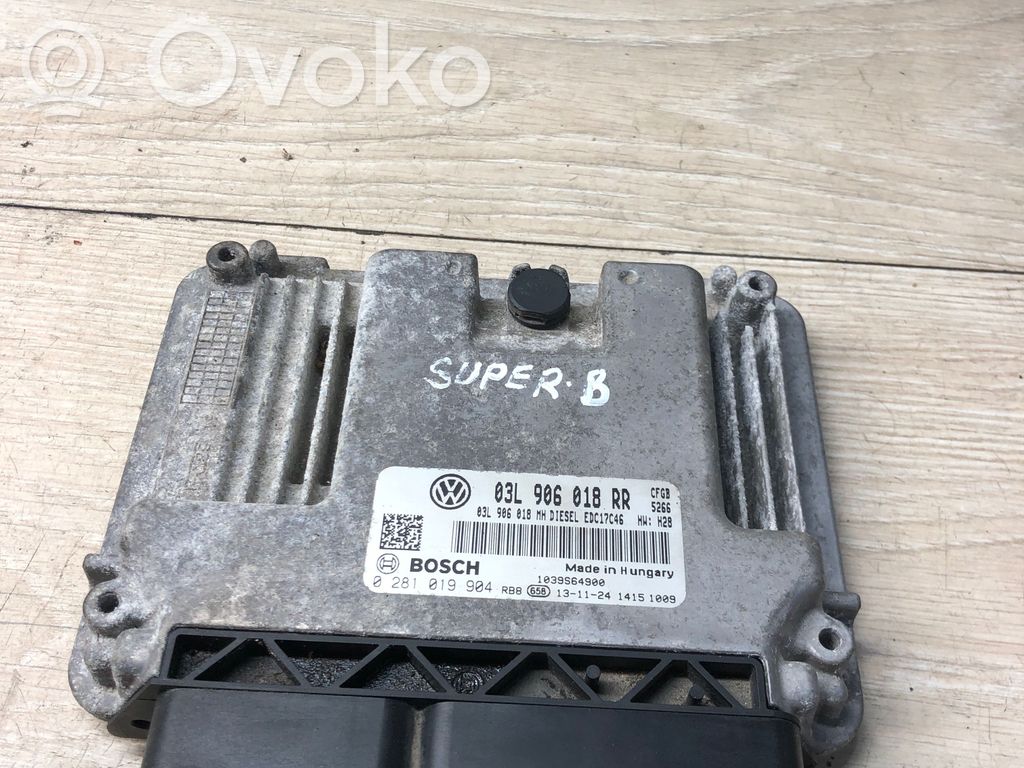 Skoda Superb B6 (3T) Engine control unit/module 