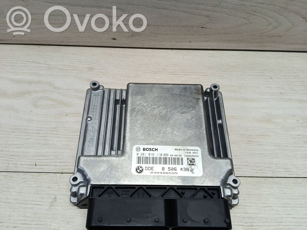 Sterownik / Moduł ECU   0281016110,8506438,030488555