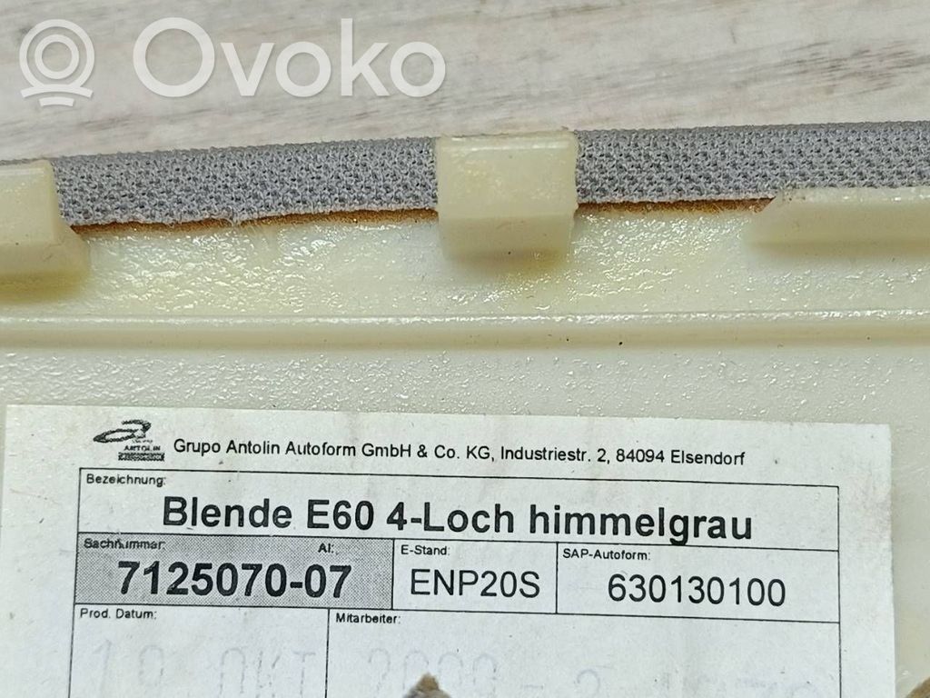 BMW 5 E60 E61 Interruptor del techo solar 