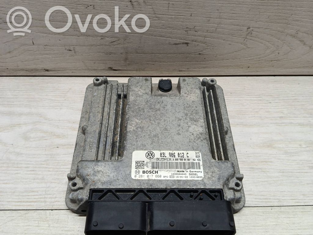 Volkswagen Crafter Engine control unit/module 