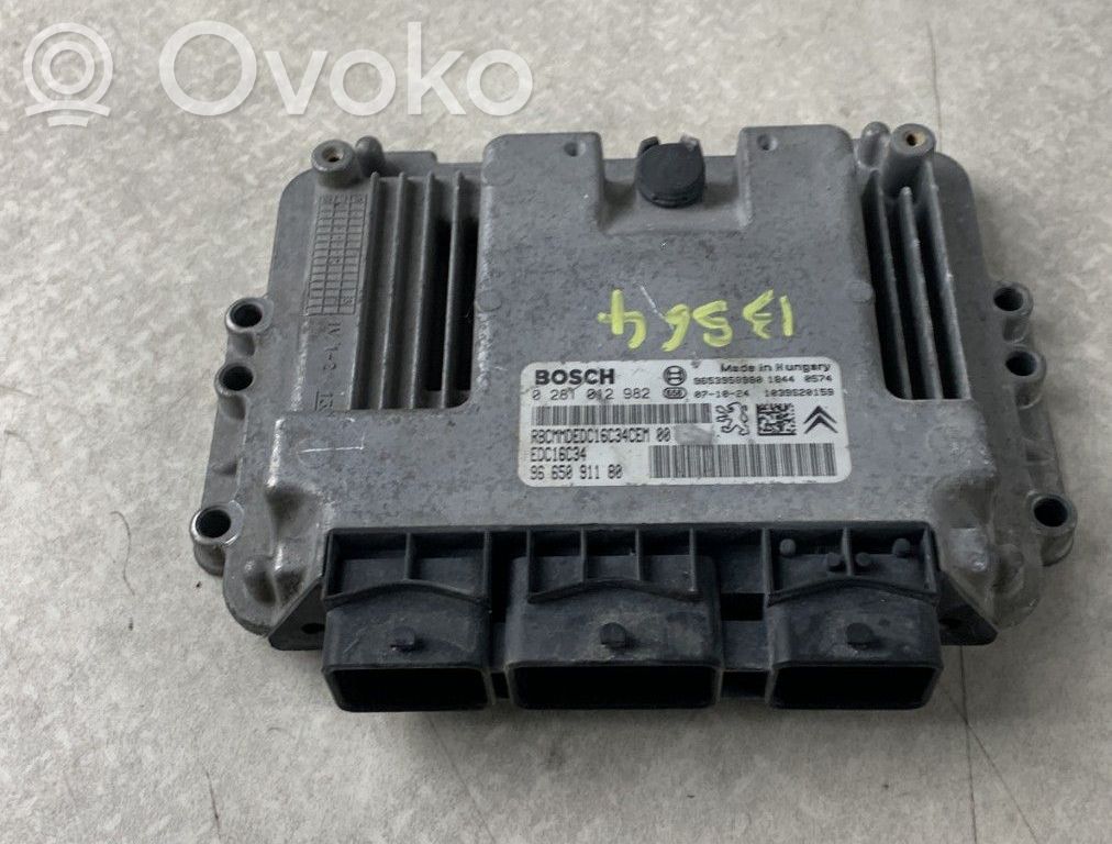 Citroen Jumpy Engine control unit/module 