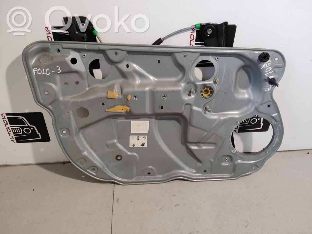 Volkswagen Polo IV 9N3 Macara geam față fără motor 
