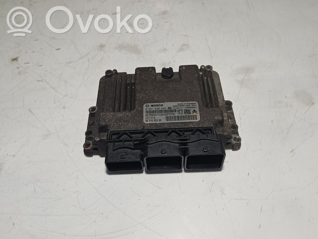 Engine control unit/module   9666729580,0281030546,9807885980