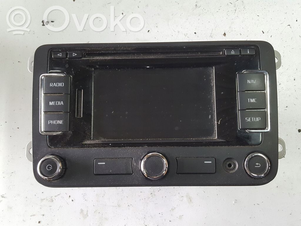 Skoda Yeti (5L) Panel / Radioodtwarzacz CD/DVD/GPS 