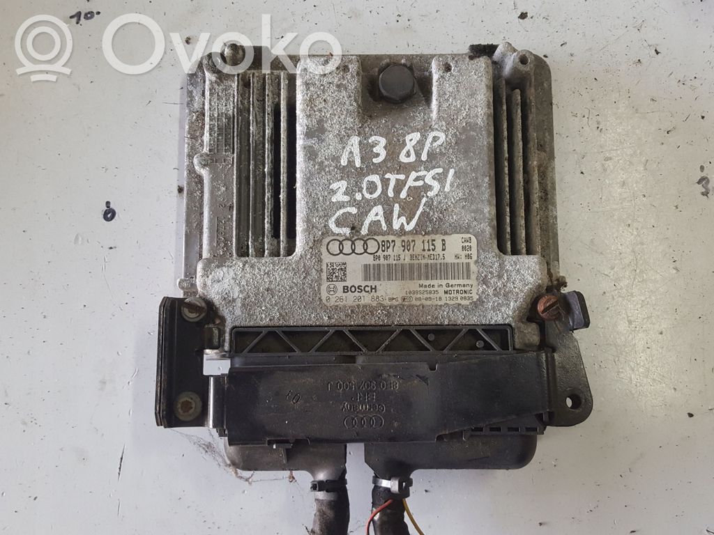 Audi A3 S3 8P Engine control unit/module 