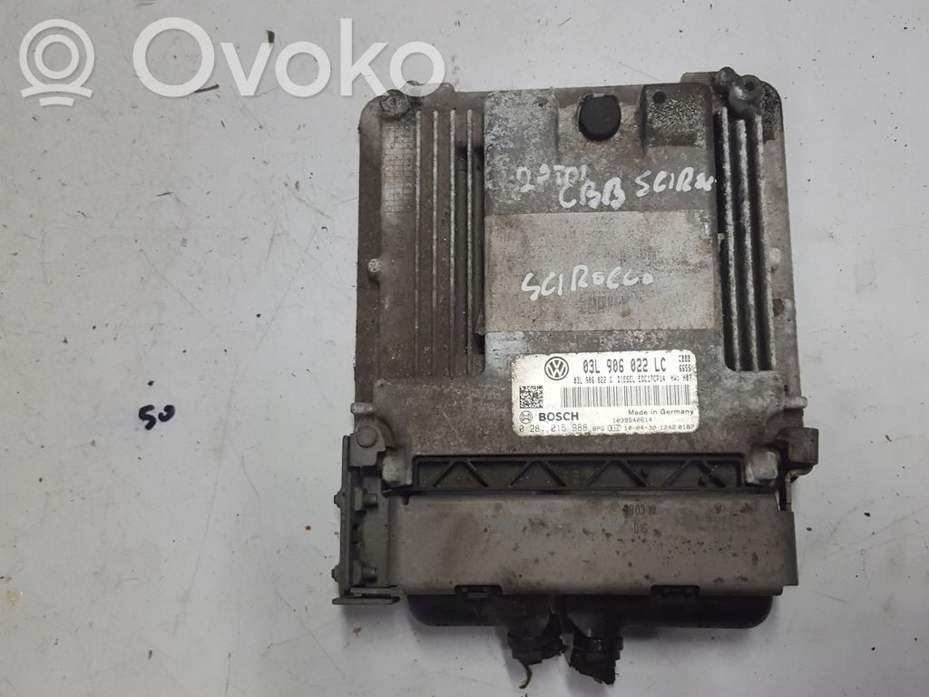 Volkswagen Scirocco Engine control unit/module 