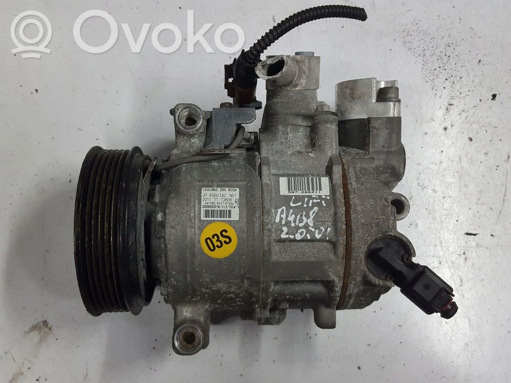Audi A4 S4 B8 8K Kompresor / Sprężarka klimatyzacji A/C 