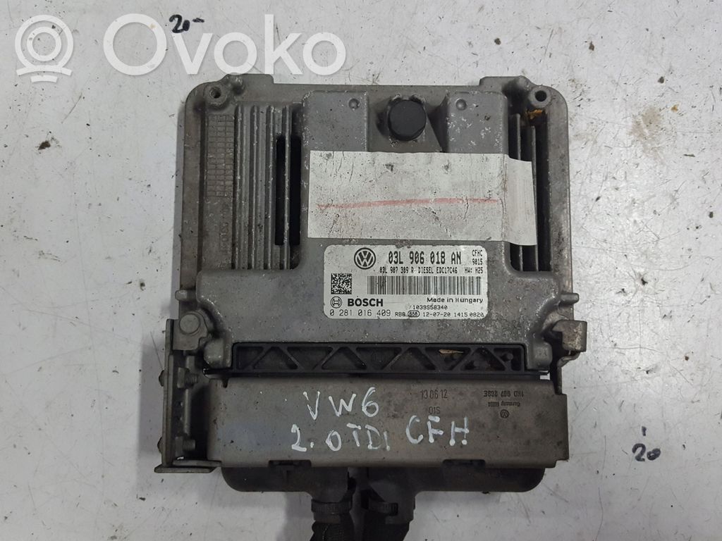 Volkswagen Golf Plus Engine control unit/module 