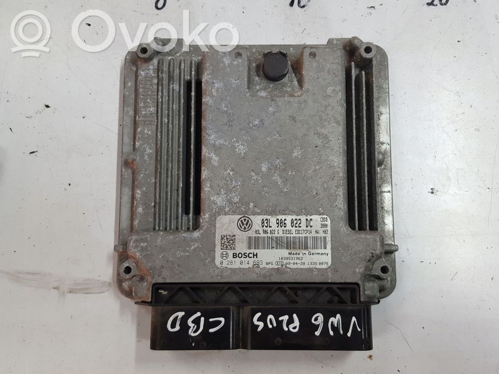 Volkswagen Golf Plus Engine control unit/module 