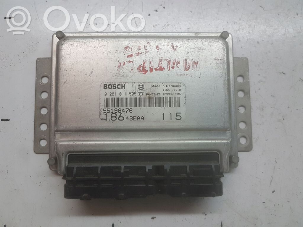 Fiat Multipla Engine control unit/module 