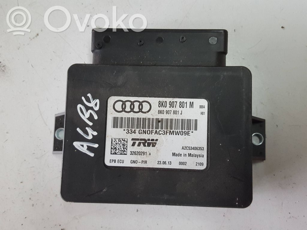 Module de commande de frein à main   8K0907801M,8K0907801J