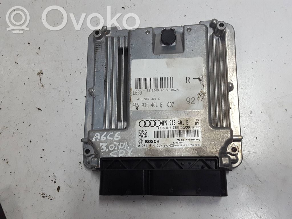 Audi A6 S6 C6 4F Engine control unit/module 