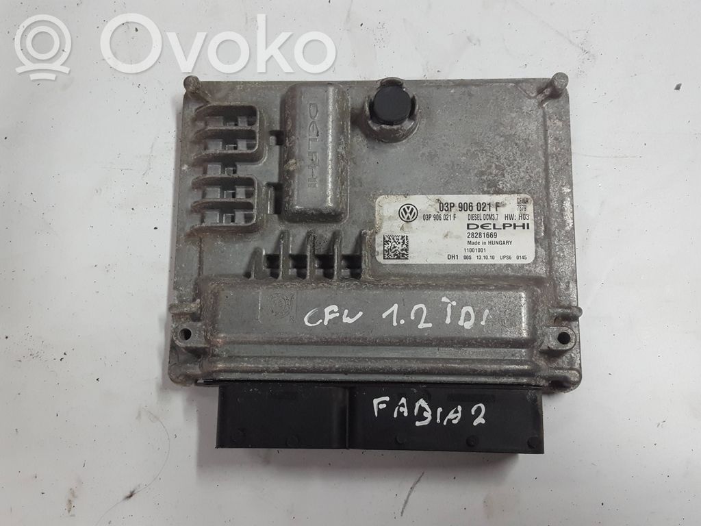 Skoda Fabia Mk2 (5J) Engine control unit/module 