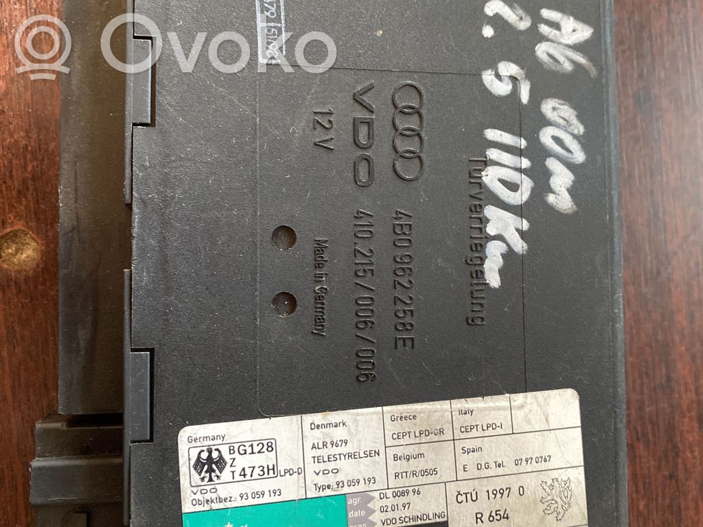 Audi A6 S6 C5 4B Komforta modulis 