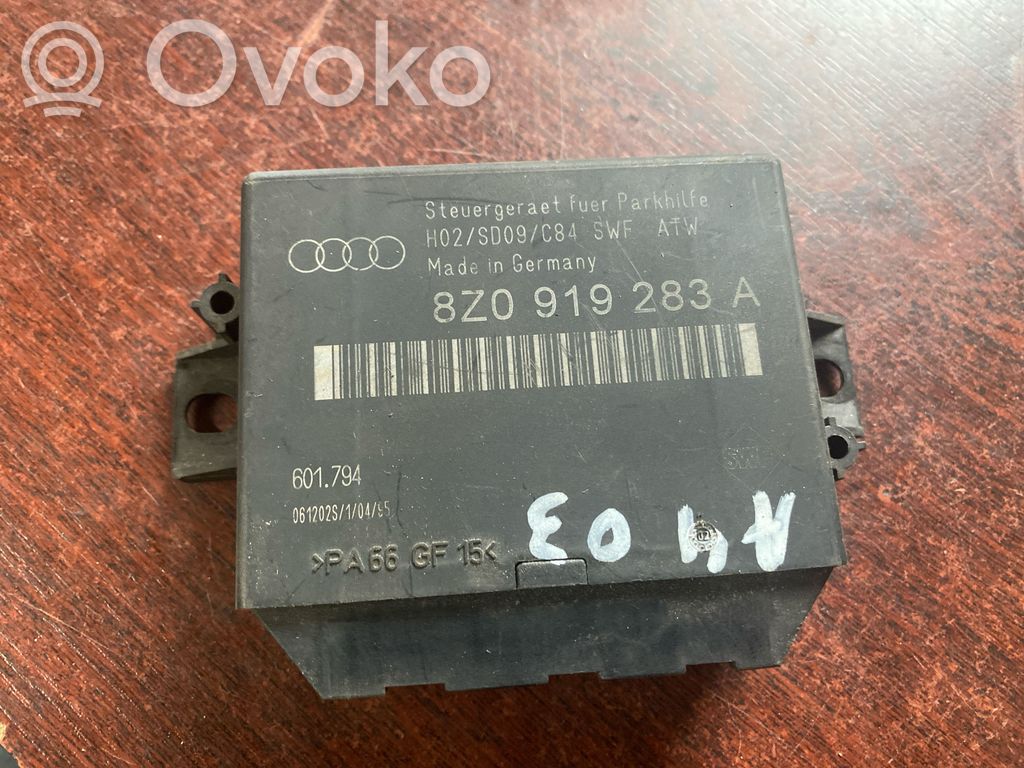 Audi A4 S4 B6 8E 8H Parkošanas (PDC) vadības bloks 