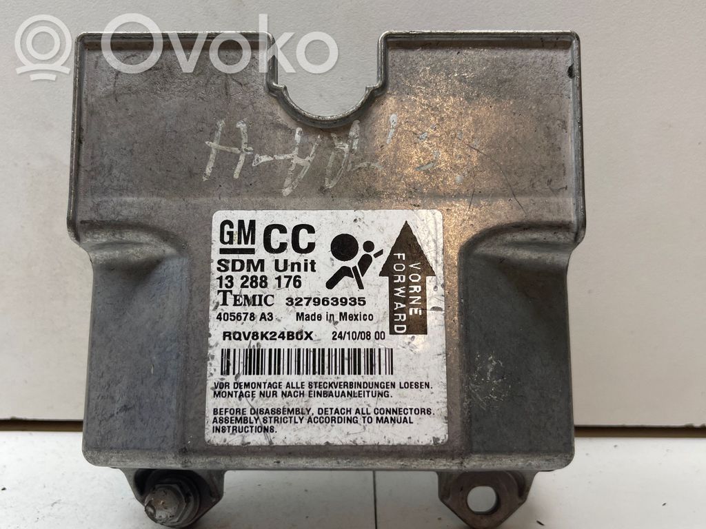 Opel Astra H Airbag control unit/module 