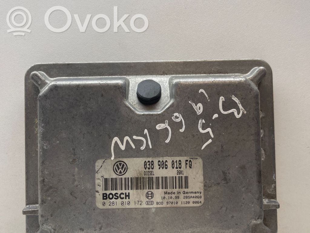 Volkswagen PASSAT B5 Engine control unit/module 