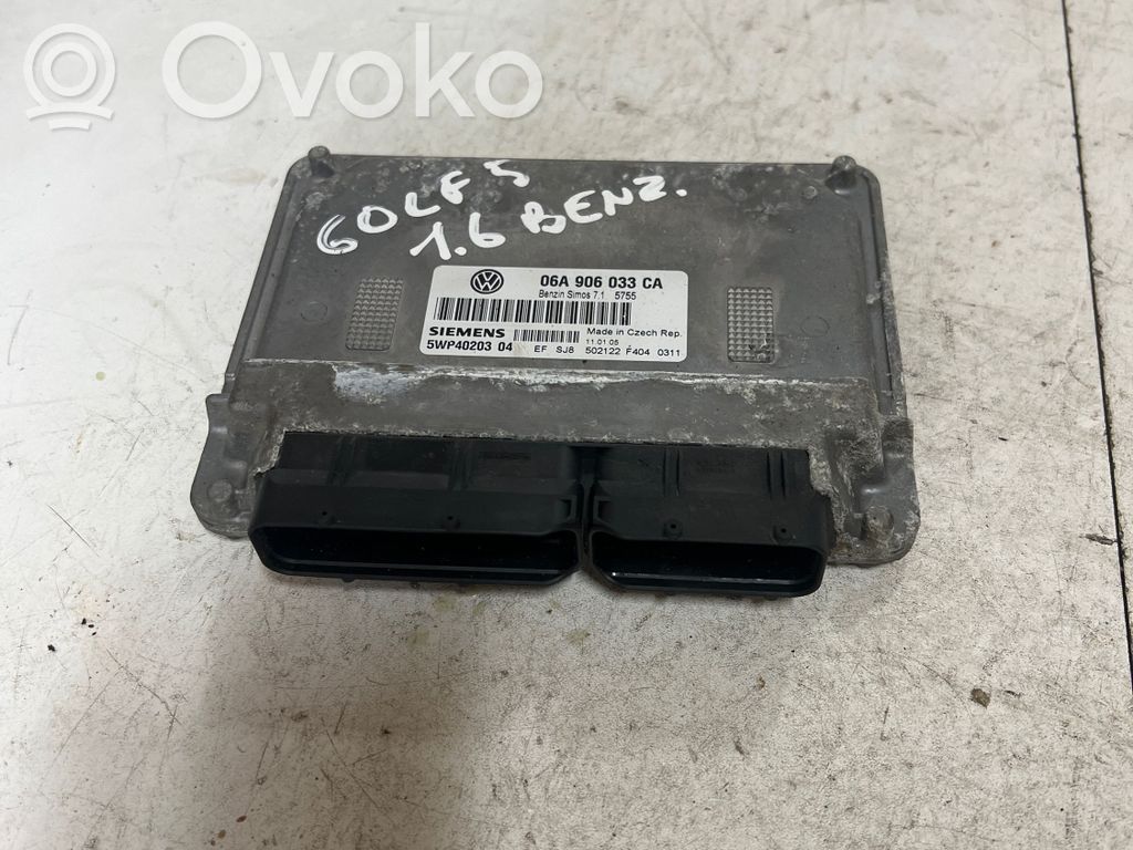 Volkswagen Golf V Engine control unit/module 