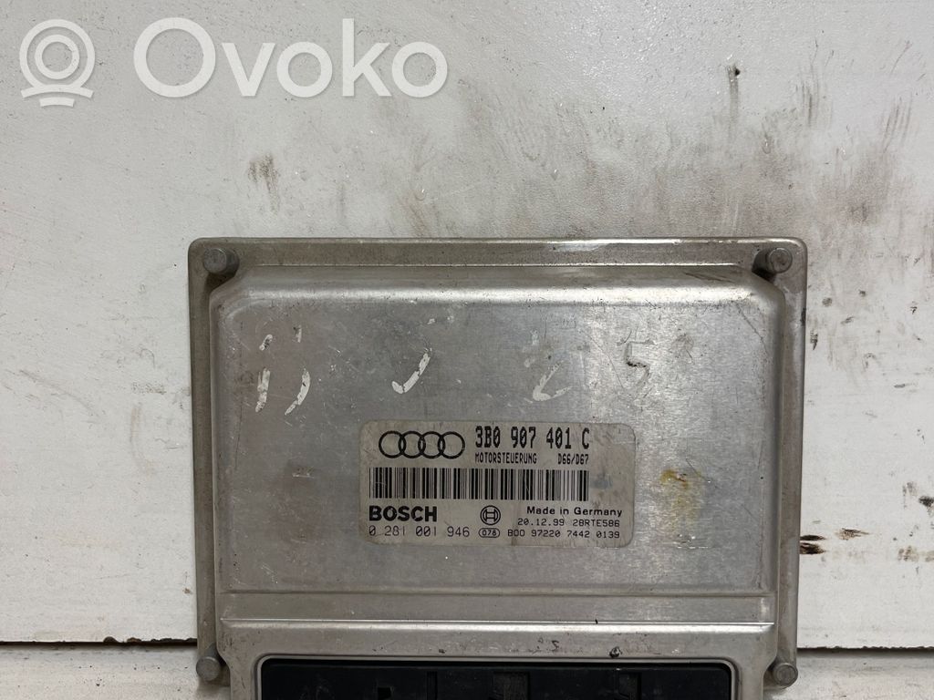 Audi A4 S4 B5 8D Engine control unit/module 