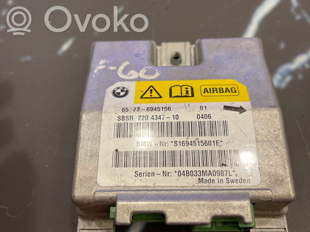 BMW 5 E60 E61 Airbag control unit/module 