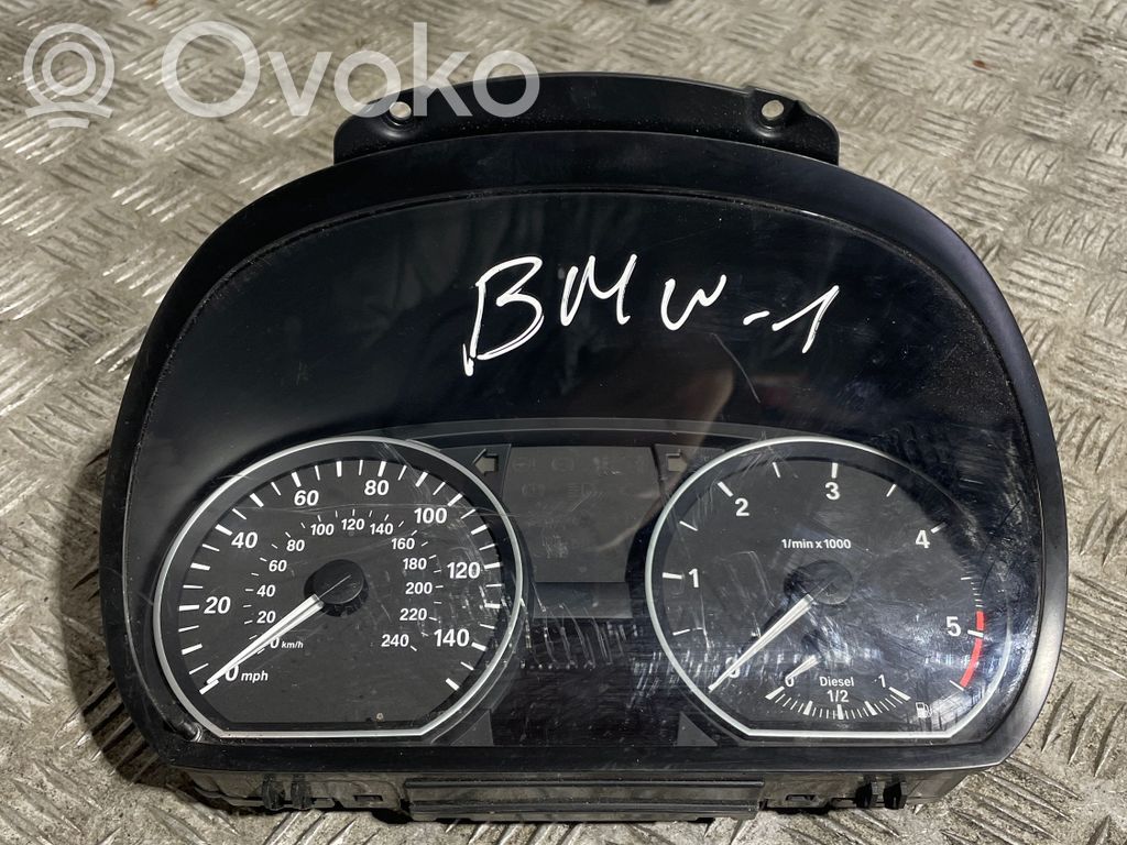 BMW 1 E81 E87 Speedometer (instrument cluster) 