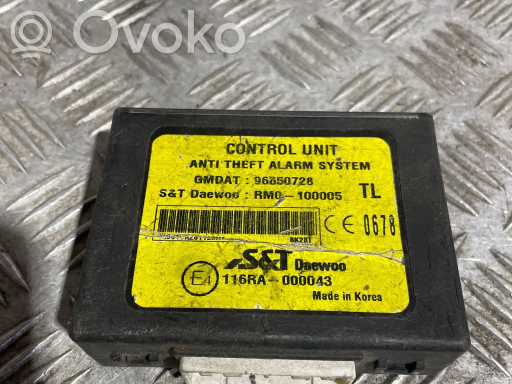Chevrolet Aveo Unidad de control/módulo de alarma 