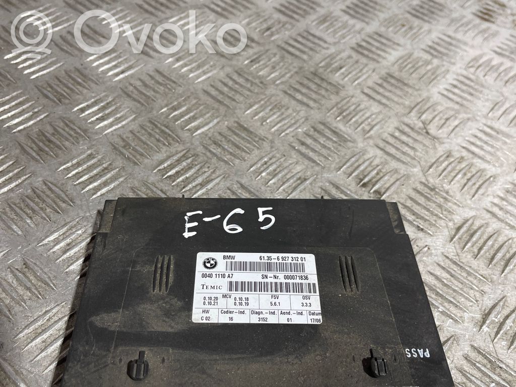 BMW 7 E65 E66 Seat control module 