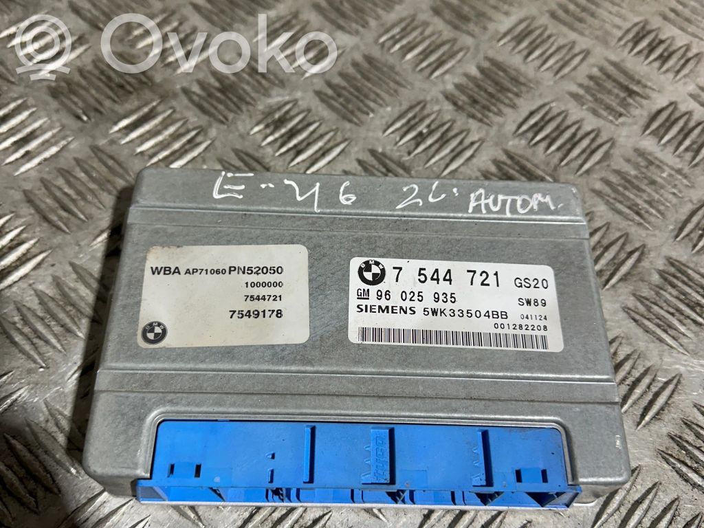 BMW 3 E46 Gearbox control unit/module 
