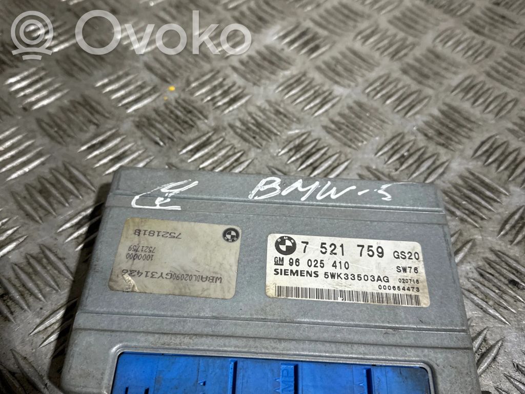 BMW 5 E60 E61 Gearbox control unit/module 