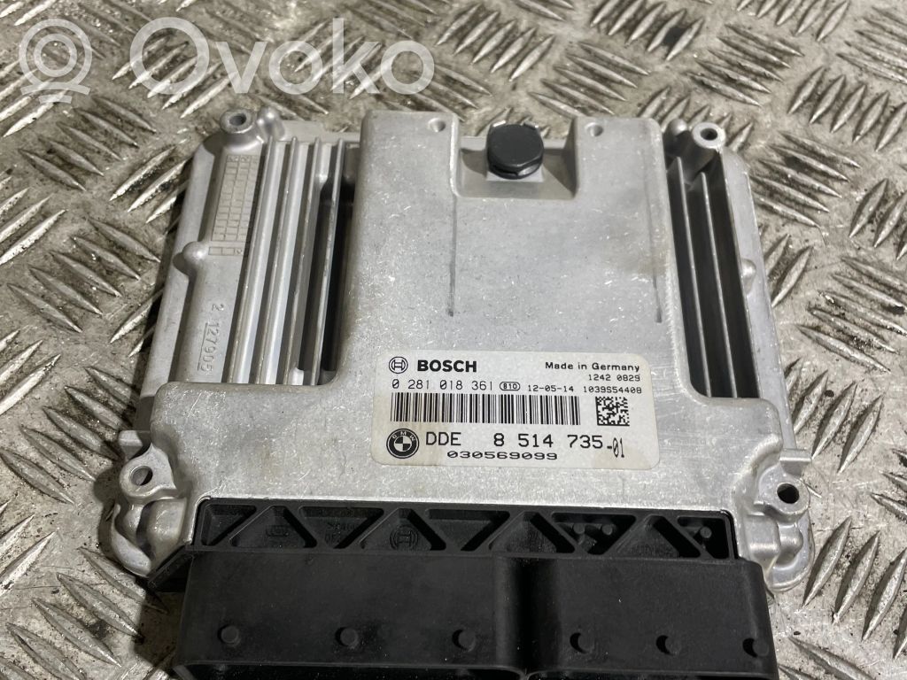 BMW 1 F20 F21 Dzinēja vadības bloks 