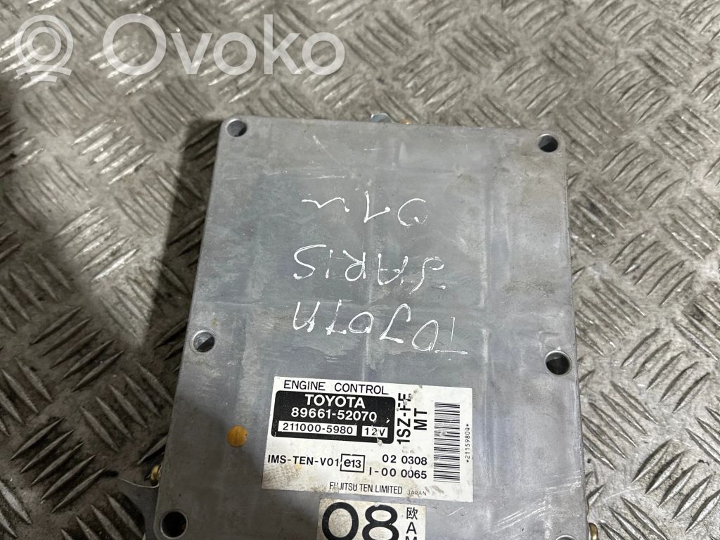 Toyota Yaris Engine control unit/module 