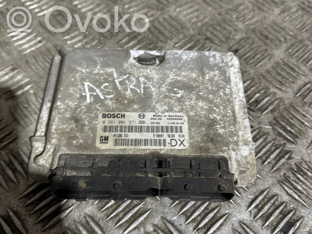 Opel Astra G Engine control unit/module 