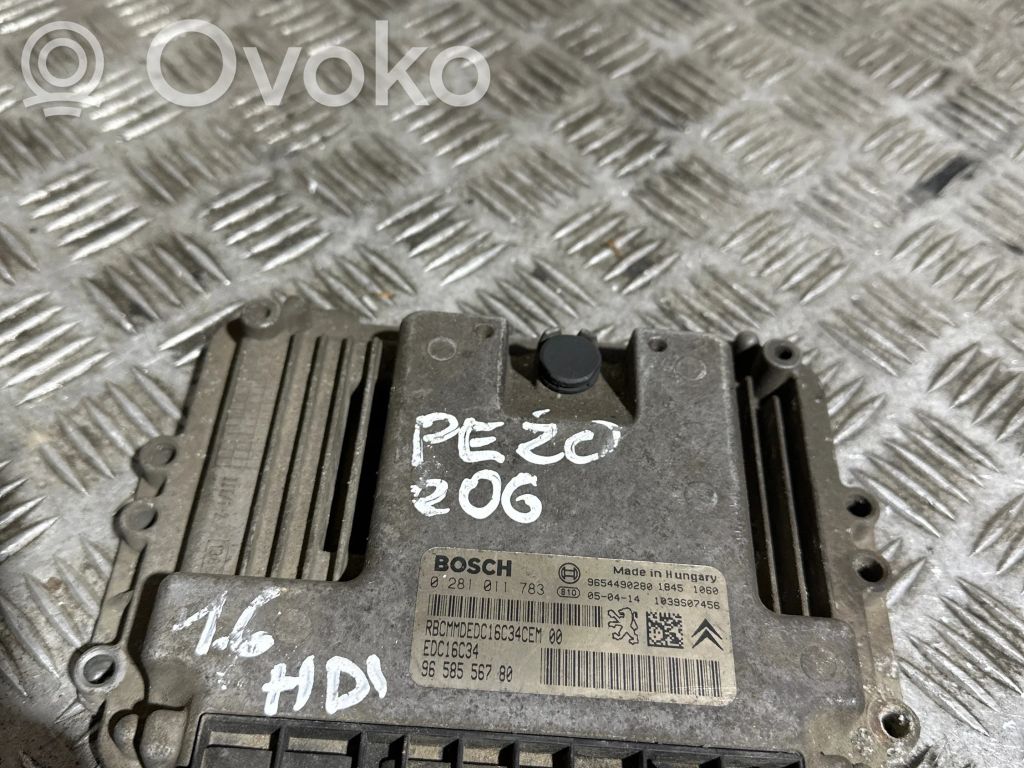 Peugeot 206 Engine control unit/module 