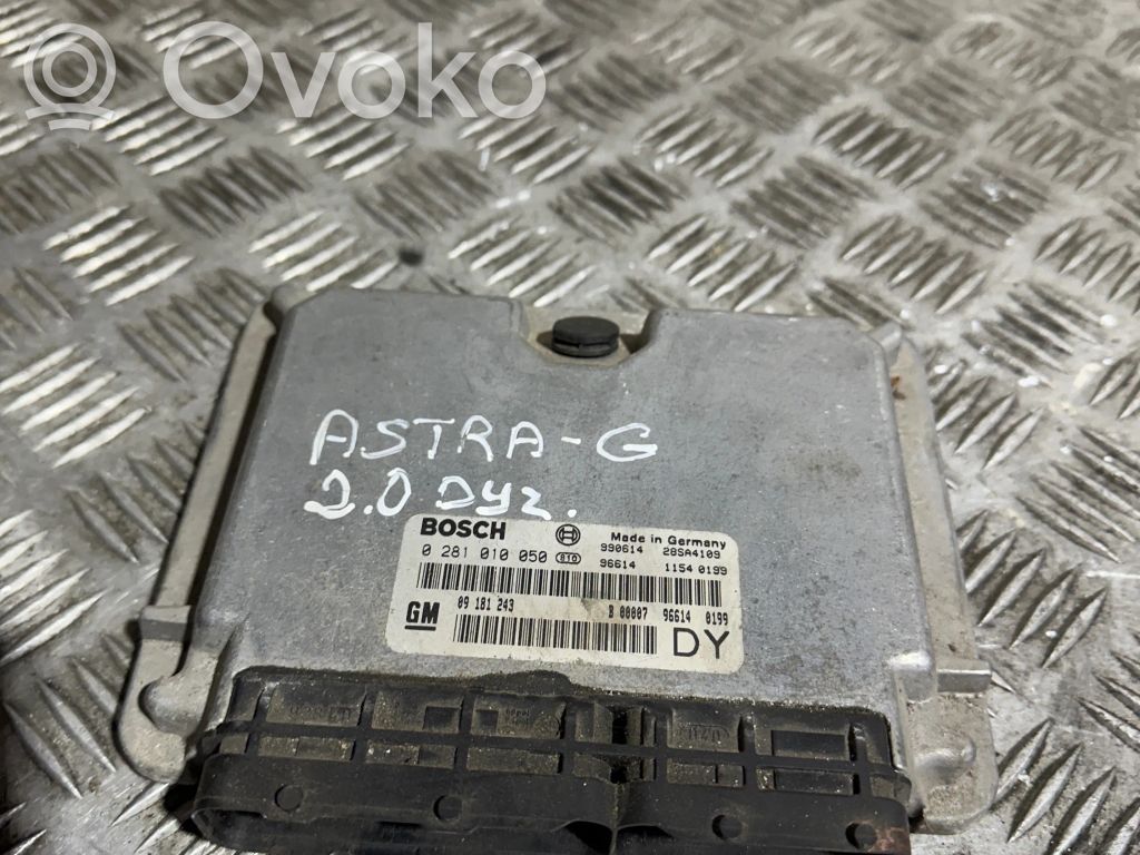 Opel Astra G Engine control unit/module 