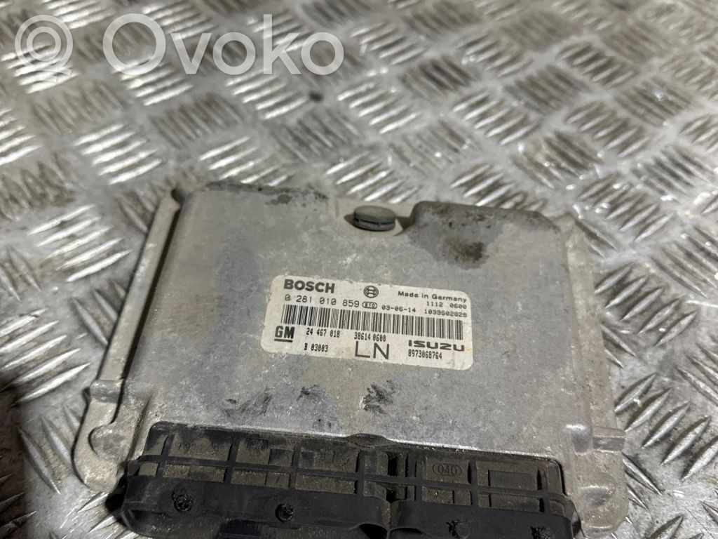 Opel Astra G Engine control unit/module 