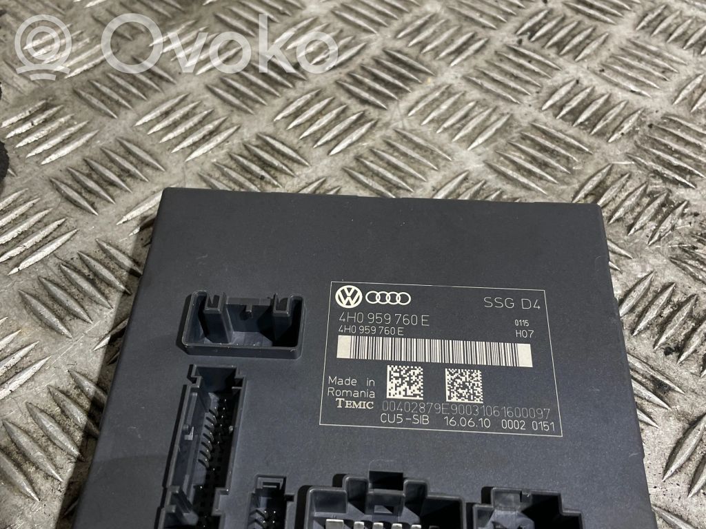 Audi A8 S8 D4 4H Seat control module 