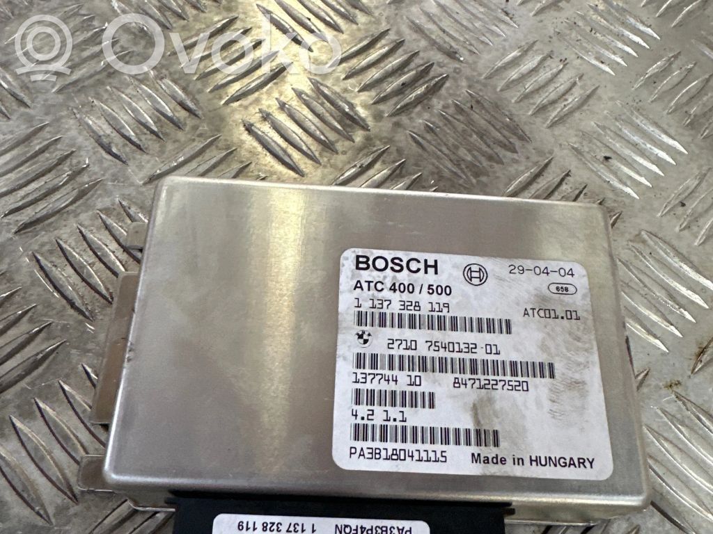 Transfer box differential control unit   7540132