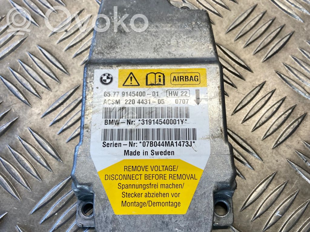 BMW 5 E60 E61 Airbag control unit/module 