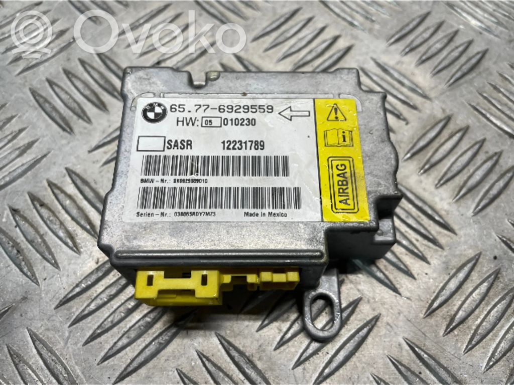 Airbag control unit/module   6929559,12231789