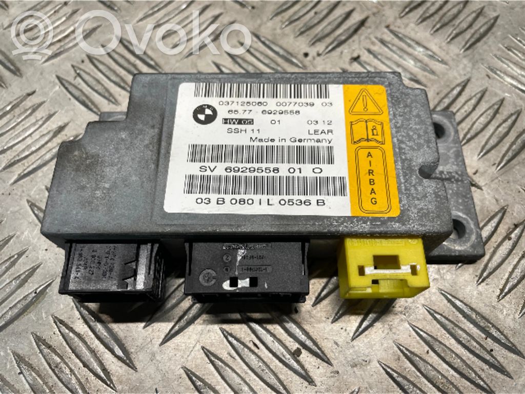 BMW 7 E65 E66 Module de contrôle airbag 