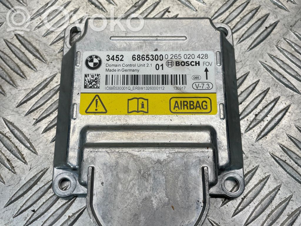 BMW 3 F30 F35 F31 Sterownik / Moduł Airbag 