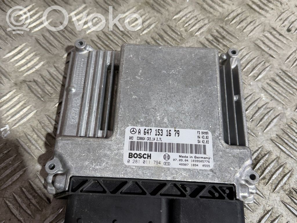Mercedes-Benz E W211 Engine control unit/module 