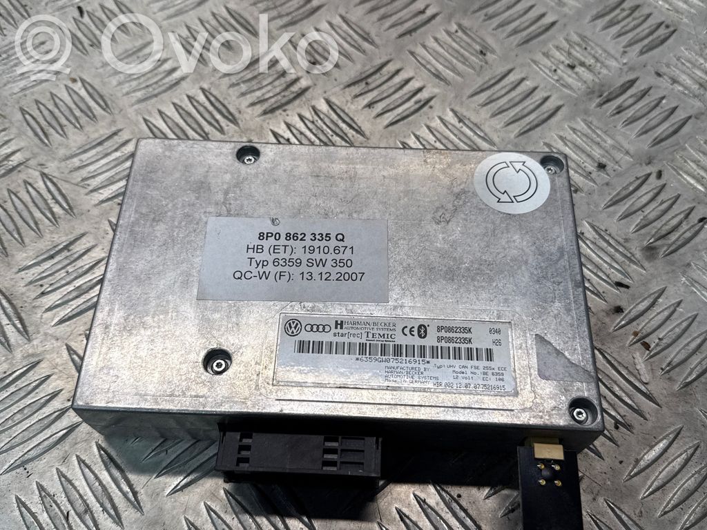 Audi A4 S4 B7 8E 8H Bluetooth control unit module 