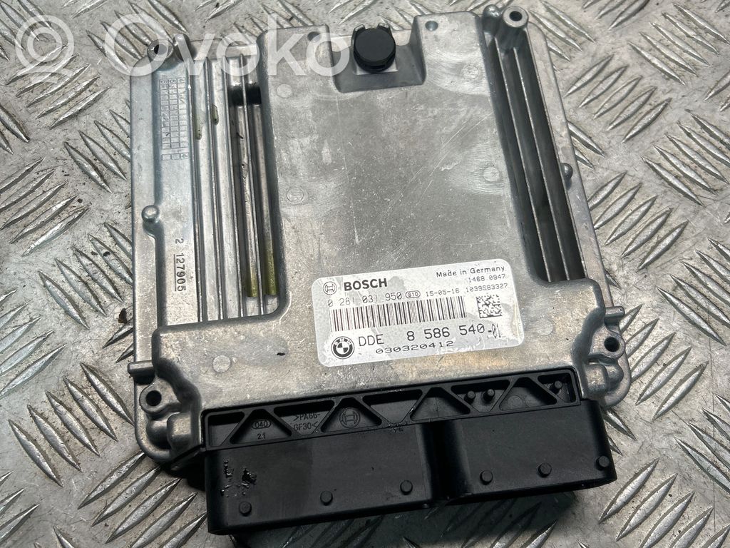 BMW 3 F30 F35 F31 Engine control unit/module 